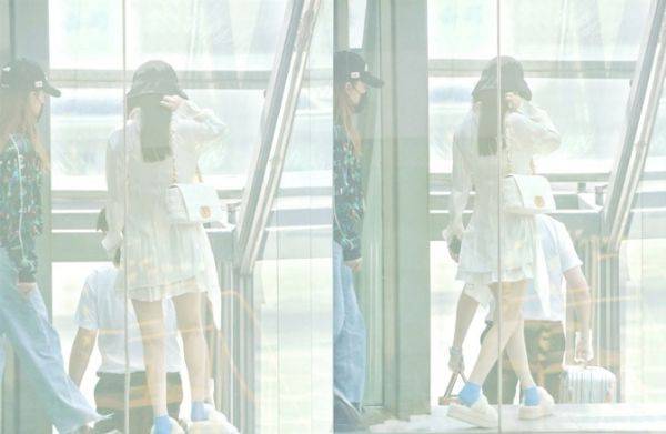 通身|赵丽颖离婚后频繁捞金，穿防晒衬衫配毛拖鞋，身材消瘦看心疼