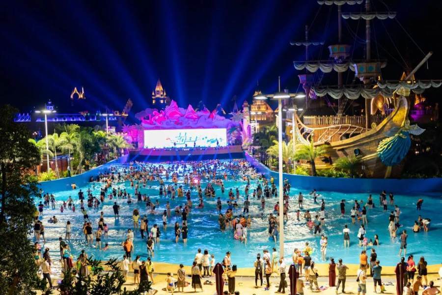 奥园英德巧克力王国夜场开放啦!快乐加量不加价_乐园