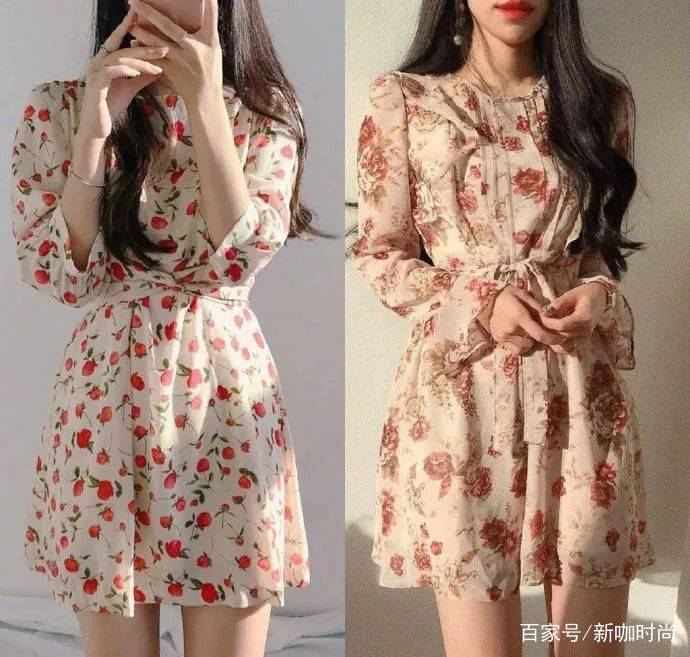 时尚|想凹出优雅范少不了一件碎花裙！这18套裙装，怎么搭配都好看