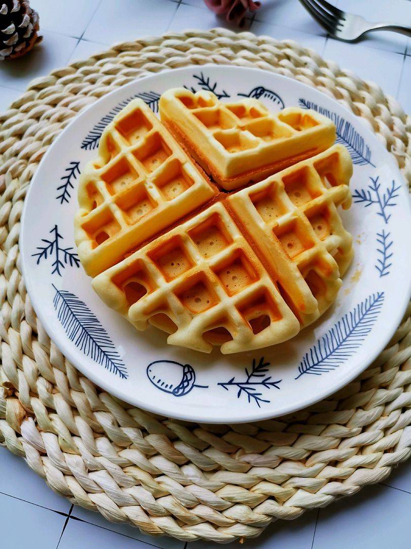 做法|自制原味华夫饼,自己学会做法,再也不用出去买了,省钱了