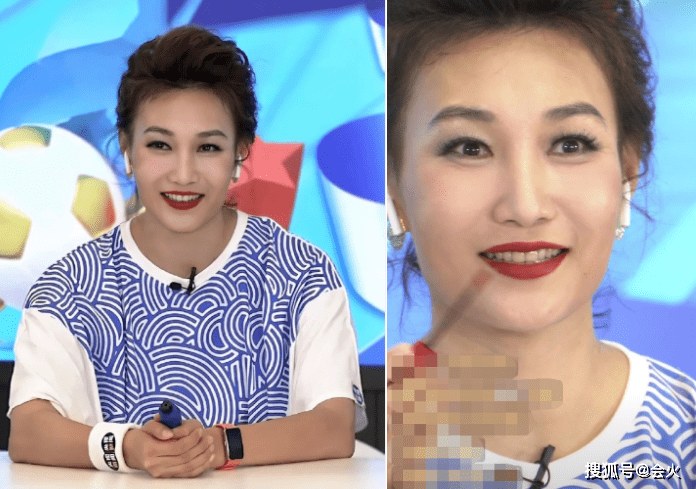 健美操|央视主持李梓萌跳健美操！绿眼影配大红唇妆容夸张，44岁至今单身