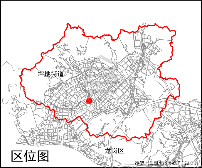 惠华片区城市更新项目位于龙岗区坪地街道兴华路与香元排路交汇处.