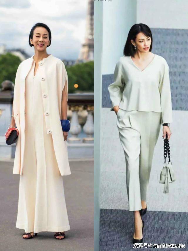 配饰|时尚不分年龄，50岁女人夏天这样穿，优雅又时髦，真美