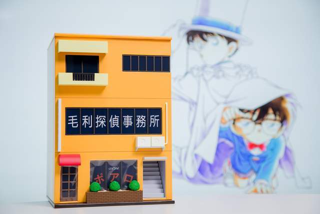 5mm,宽259mm的手机盒深度还原了《名侦探柯南》中的「毛利侦探事务所