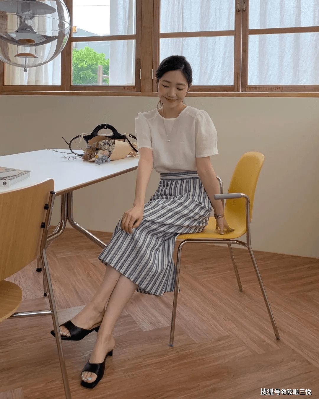 连衣裙|女生夏季穿搭：韩国风格，照着穿就很美！