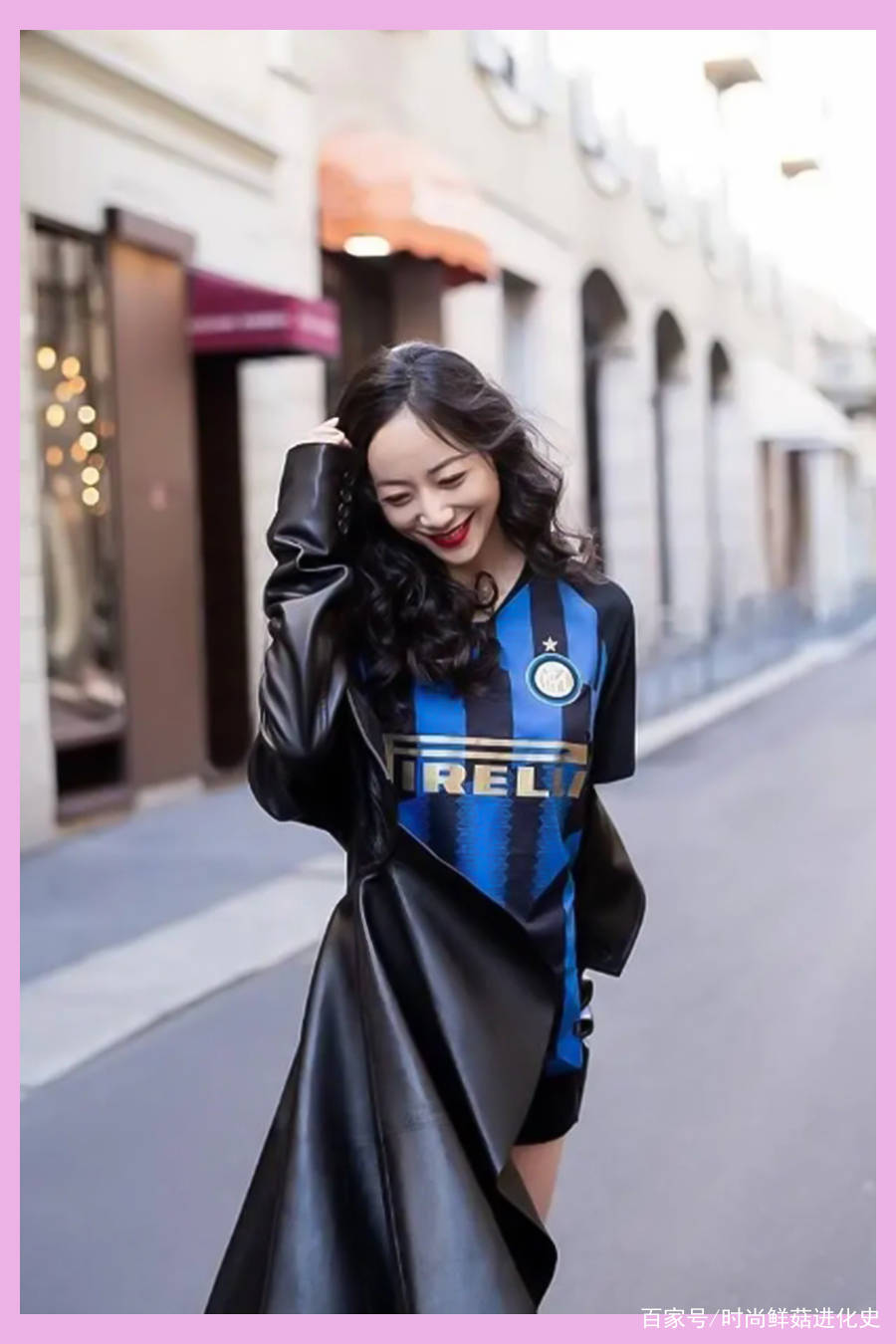 整体|36岁韩雪为装嫩拼了!篮球服搭黑皮衣,长腿秀冷艳气场