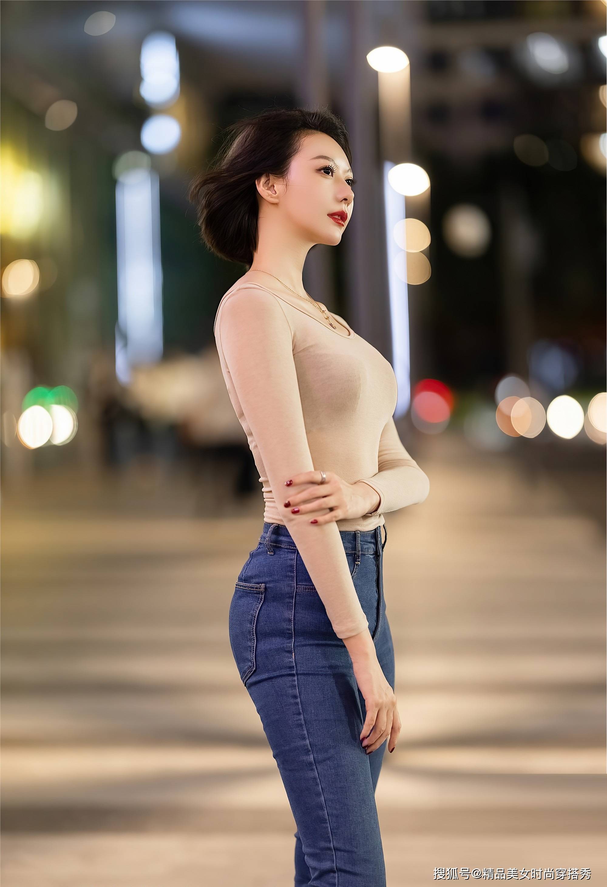 长袖|简约大气的牛仔裤，简约大气又不失个性的时尚元素