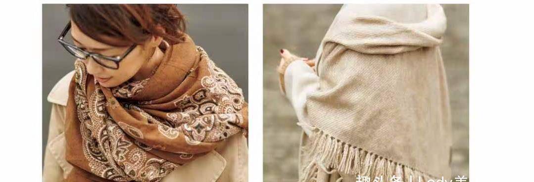 图案|美不美、看细节，最全的“围巾穿搭”干货，讲究的女人更不能错过