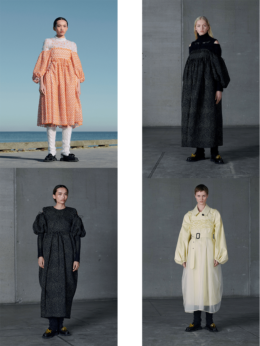 系列|Cecilie Bahnsen 2021秋冬系列，用布料和颜色来探索时尚，传递自由与能量运动