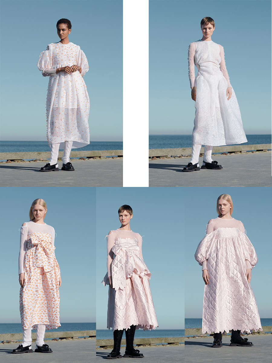 系列|Cecilie Bahnsen 2021秋冬系列,用布料和颜色来探索时尚,传递自由与能量运动