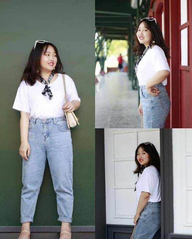 黑色|身高147cm,体重105斤,她却凭借好衣品成时尚博主