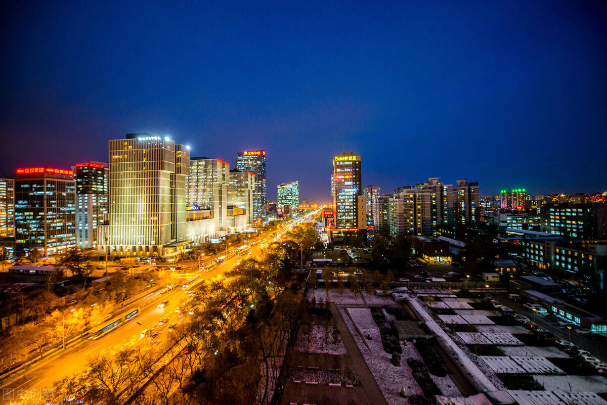 河北廊坊夜景图片