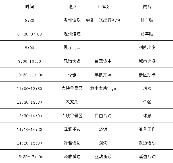 温州煊屹泽雅漂流招募中