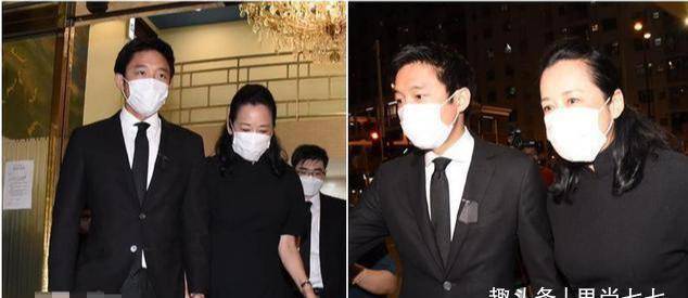 郭晶晶|郭晶晶亲妈随一家五口露面，头发花白很朴素，与婆婆朱玲玲差别大