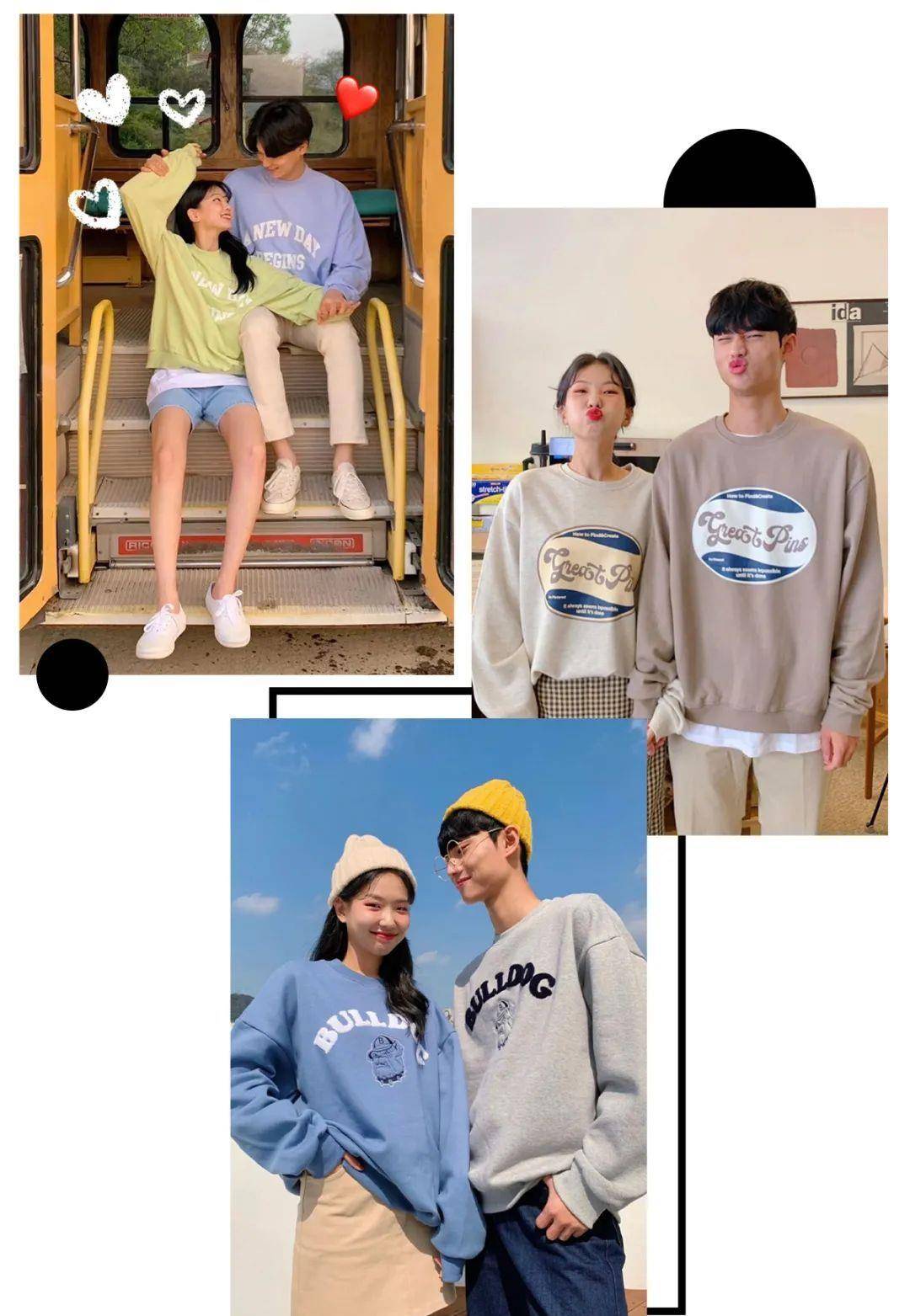 姐妹|15套甜到齁的情侣穿搭！百搭巨洋气，回头率200%！