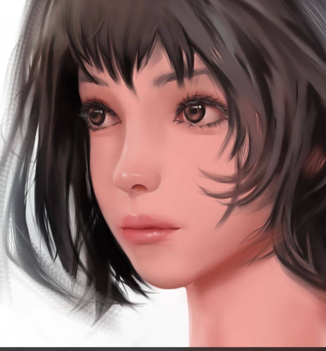 步骤|「厚涂少女练习」附过程