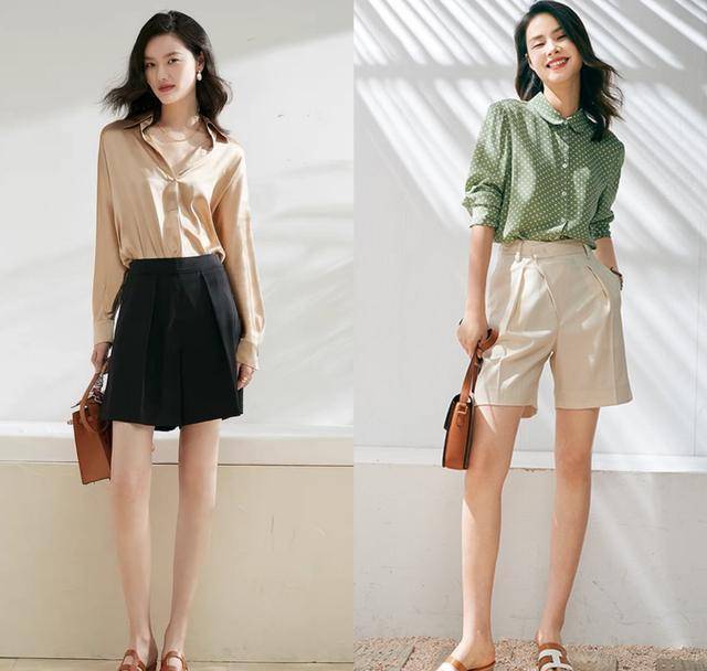 面料|温柔女孩的夏日搭配，简约时尚适合日常和通勤穿，青春靓丽又优雅