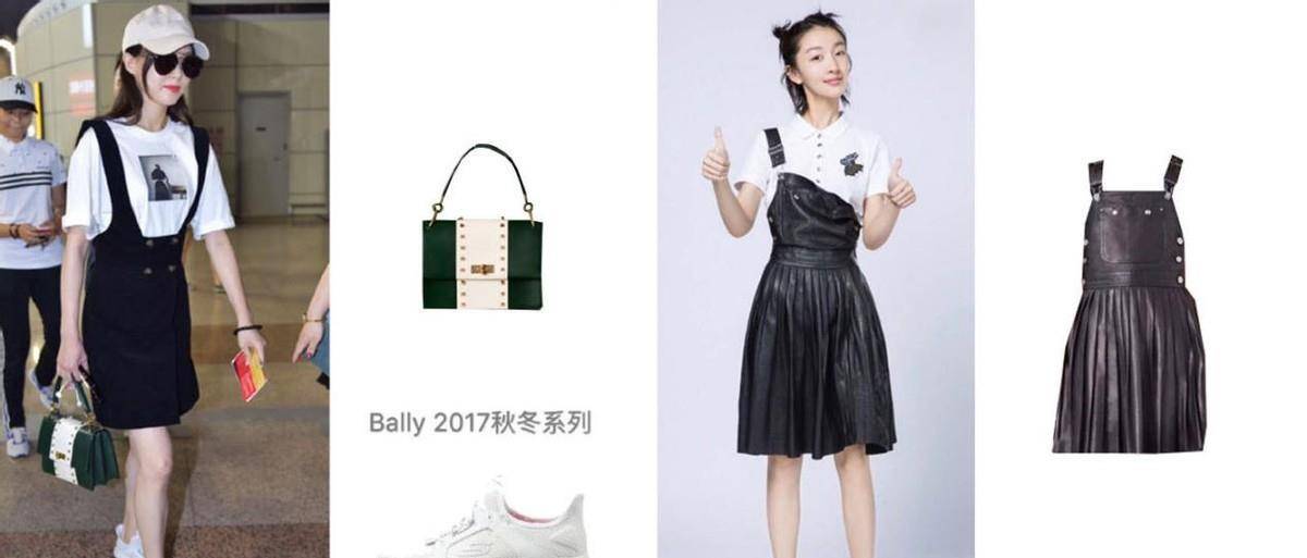 颖宝|赵丽颖离婚后罕见炫富，走机场百万豪车接送，穿背带裙火罐印抢镜