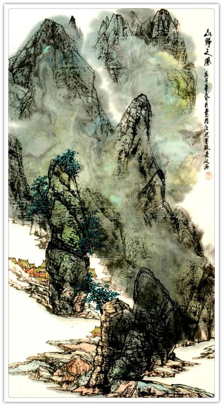 正能量艺术家王延海画笔写大爱弘扬正能量传递中国梦