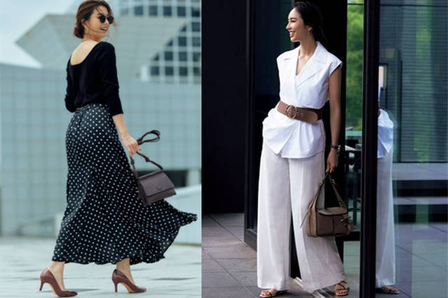 右图|会穿的女人，基本款也能穿出高级感，极简穿搭凸显迷人的魅力