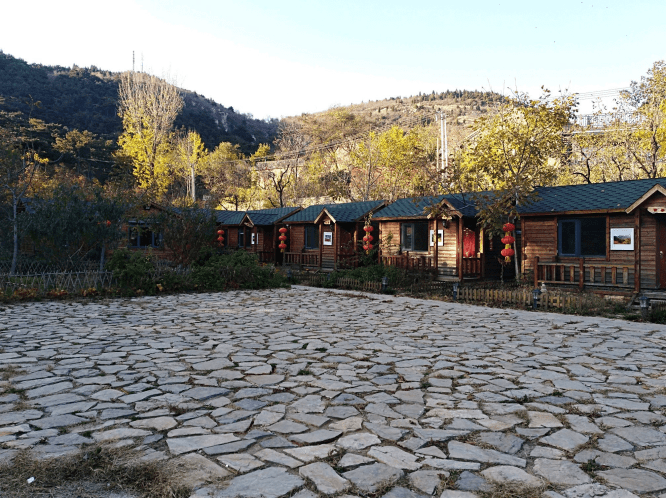 天津蓟县西井峪逸闲隐居农家院别致木屋置身山野媲美瑞士小镇