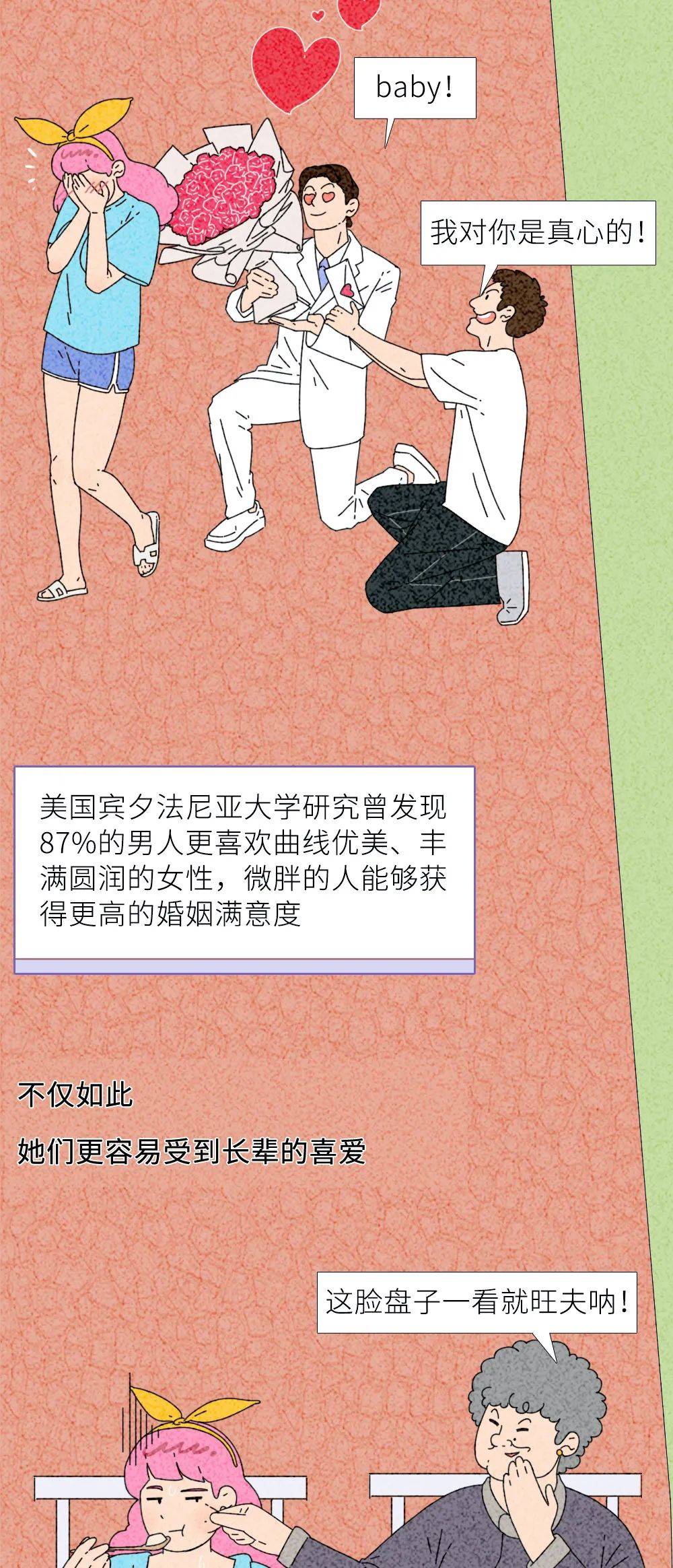 和微胖女孩谈恋爱的100个好处 