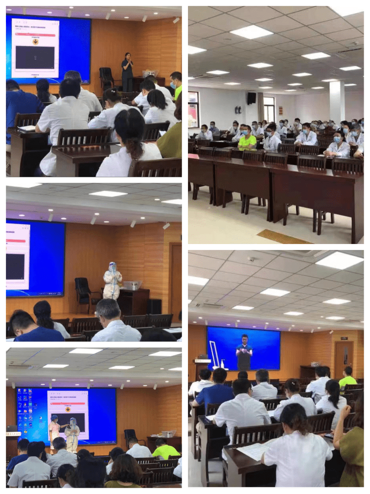 医护|兴化市第三人民医院开展全体医护、医技人员穿脱防护服培训考核活动