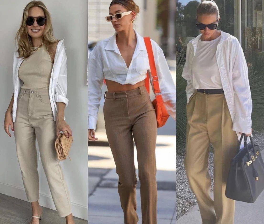 下装|穿衬衫是“老气”还是“洋气”,关键看选款和下装,时髦又高级