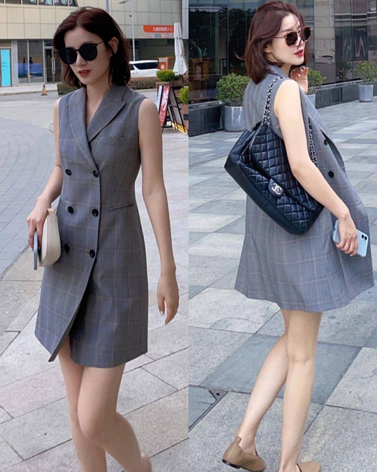 蓝色|“有品位”的40岁女人，衣橱里一定有这4种单品，轻松美过同龄人
