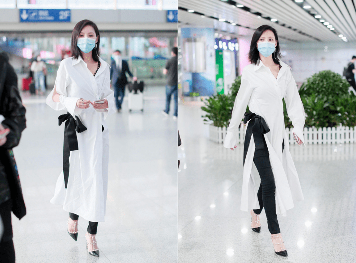 &quot|张予曦真是＂白得发光＂，不修图都带磨皮效果，穿白裙像仙子一样