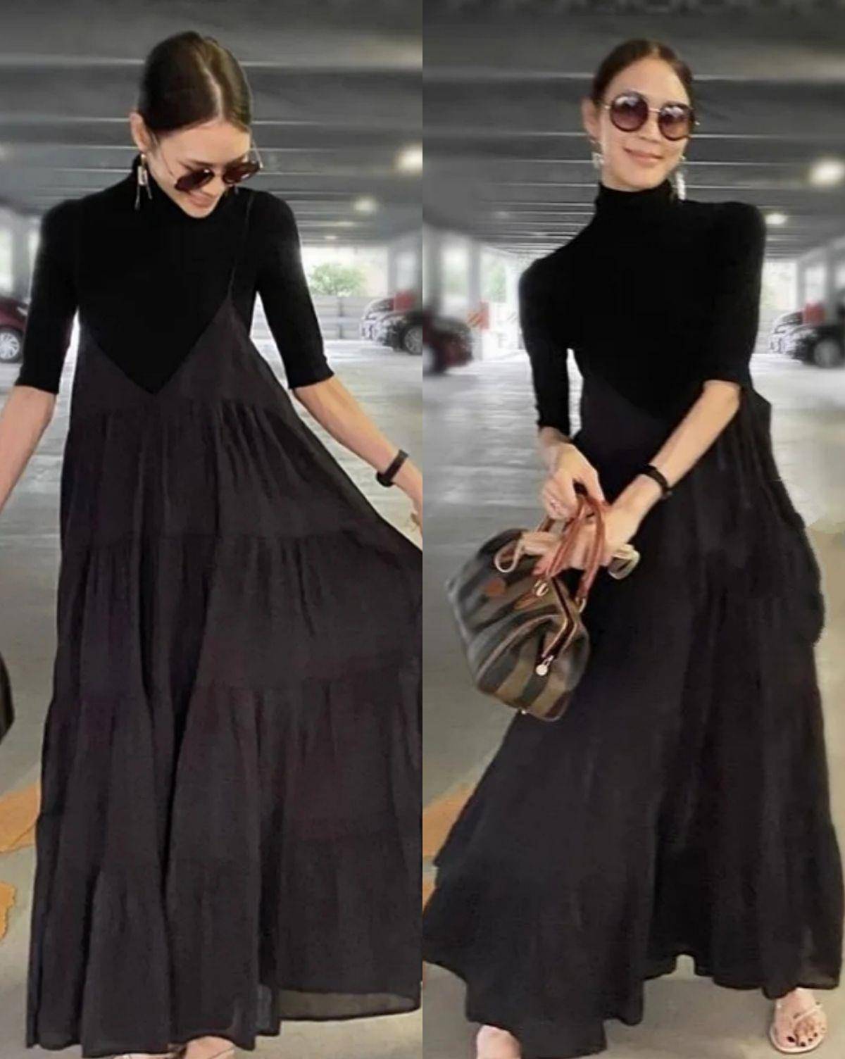 黑色|日本中年主妇的经典“黑白穿搭”,不老气不沉闷,简约大方还高级