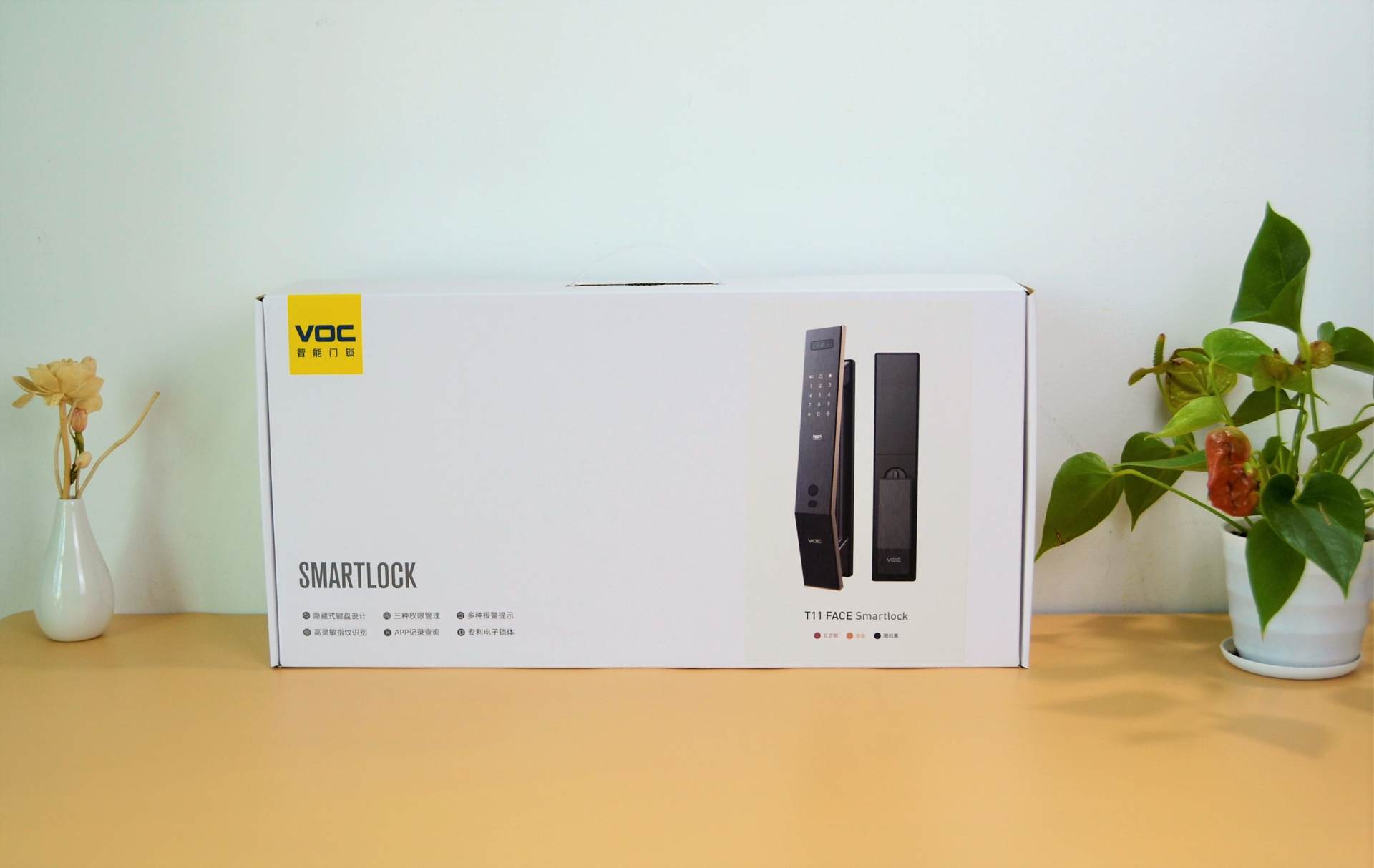 出门频繁忘带钥匙?voc人脸识别智能锁t11,家居安防掌控在指尖_指纹