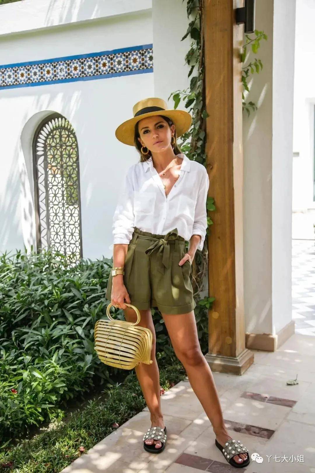 衬衣|衬衣+短裤＝夏季知性又帅气的时髦组合