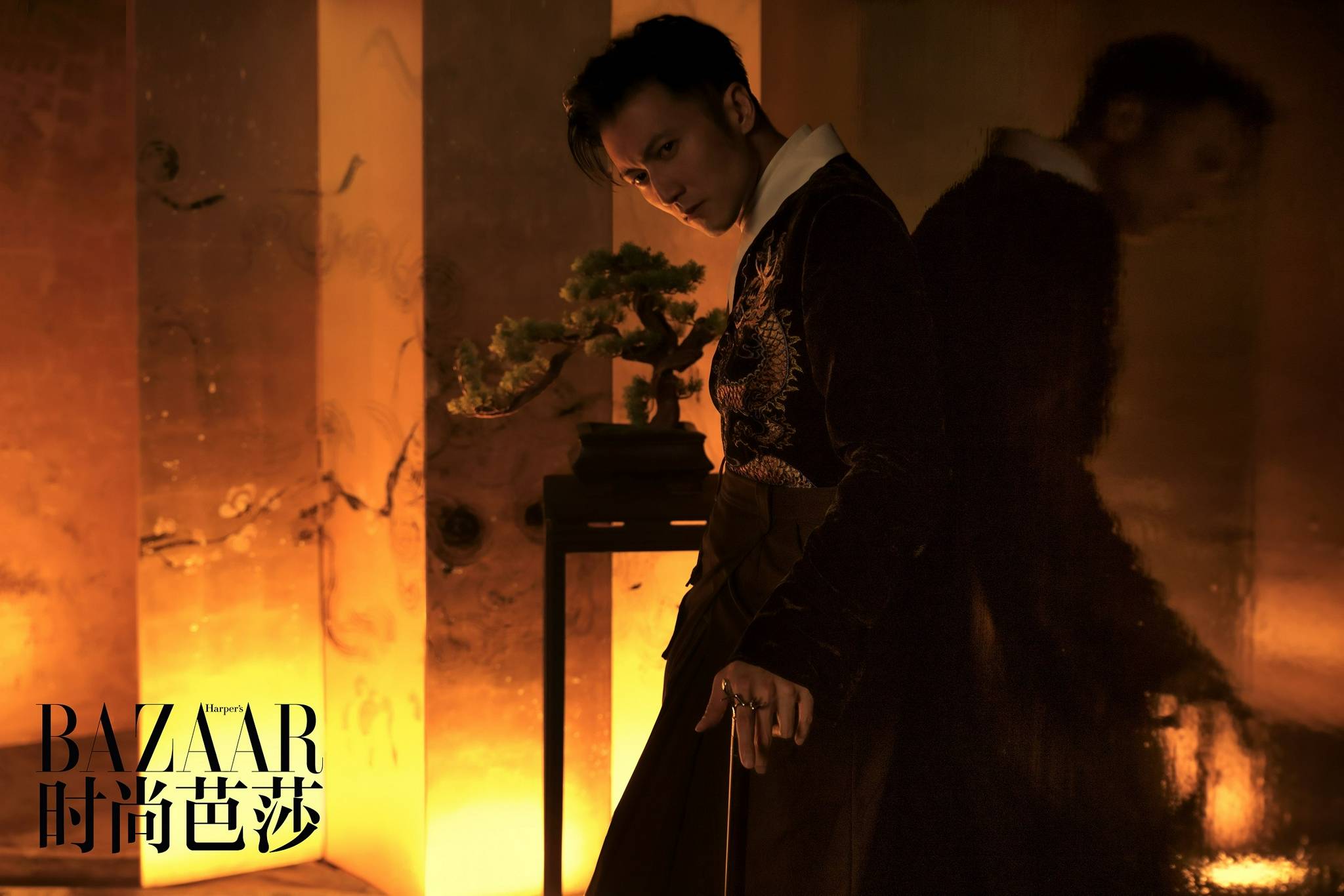 谢霆锋登时尚芭莎金九封面功夫深处独心知