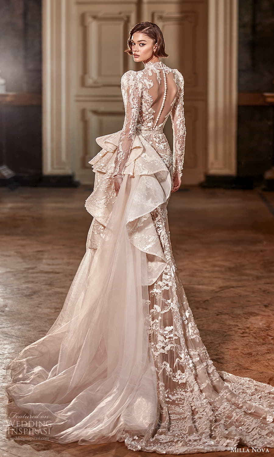 millanova2022royal婚纱系列奢华魅力舞会礼服