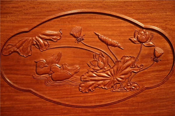 志成红木:红木雕花寓意之"百年好合"