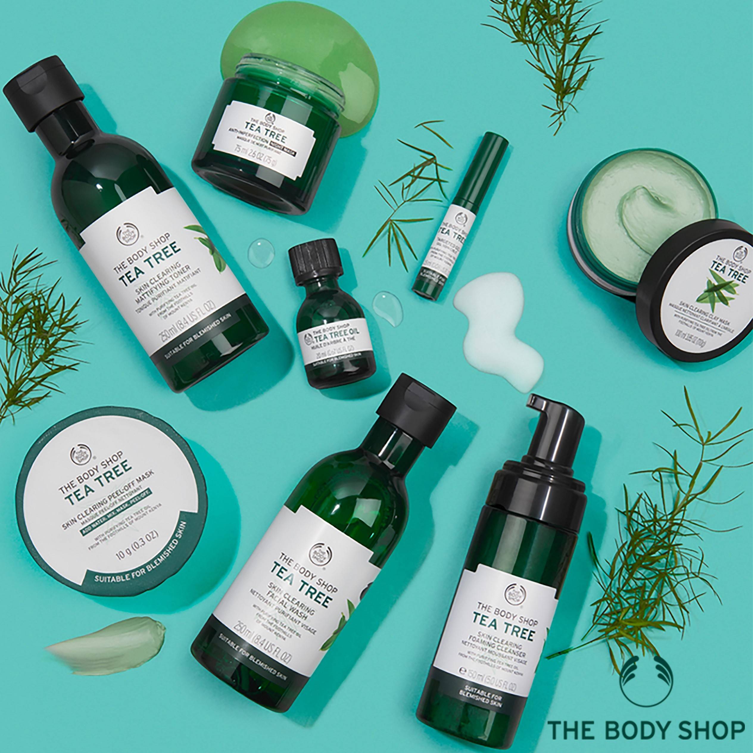 The Body Shop美体小铺茶树护肤系列 告别暗疮瑕疵 肌肤