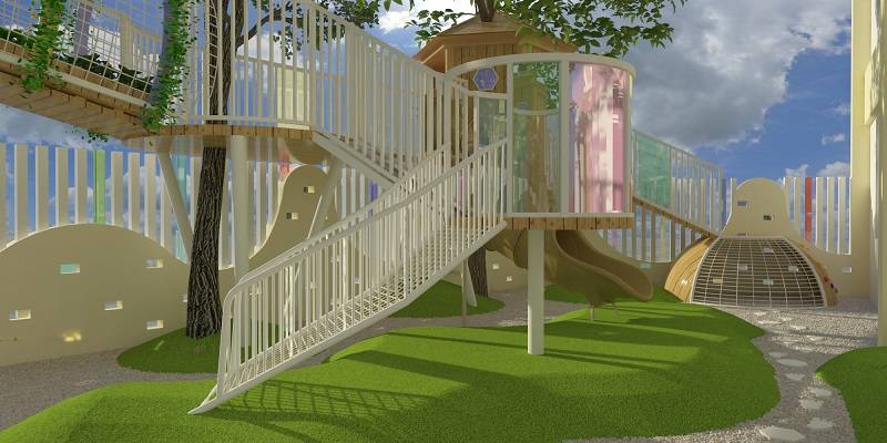 变化|幼儿园地面不知道怎么规划，这些效果图可以给你灵感