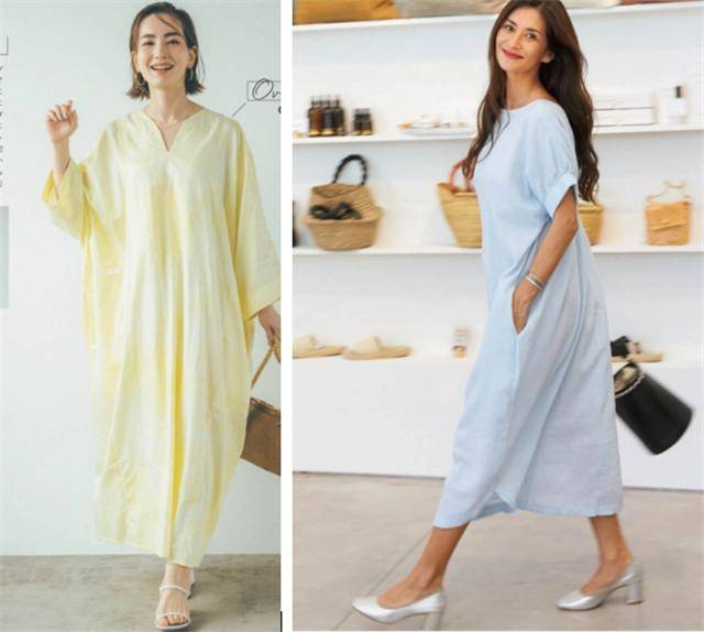 大气|40岁女人穿裙子，要谨记：颜色选素，款式选款，这样才能时髦减龄