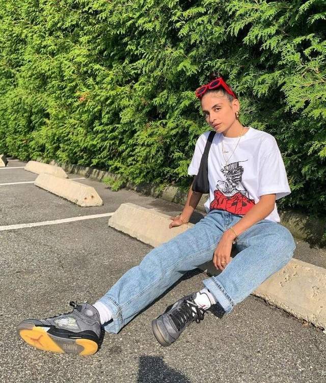 黑色|街头感纽约时尚博主Danie 欧美运动风穿搭范本