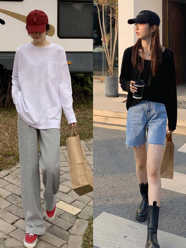 女生|T恤不要随便乱穿了，学点搭配小技巧，基础款也能穿出高级感