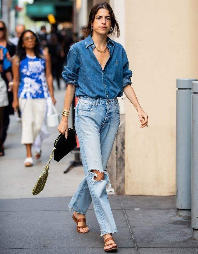 真丝|时尚博主Leandra Medine随意自然的混搭与叠穿 具有独特的风格魅力