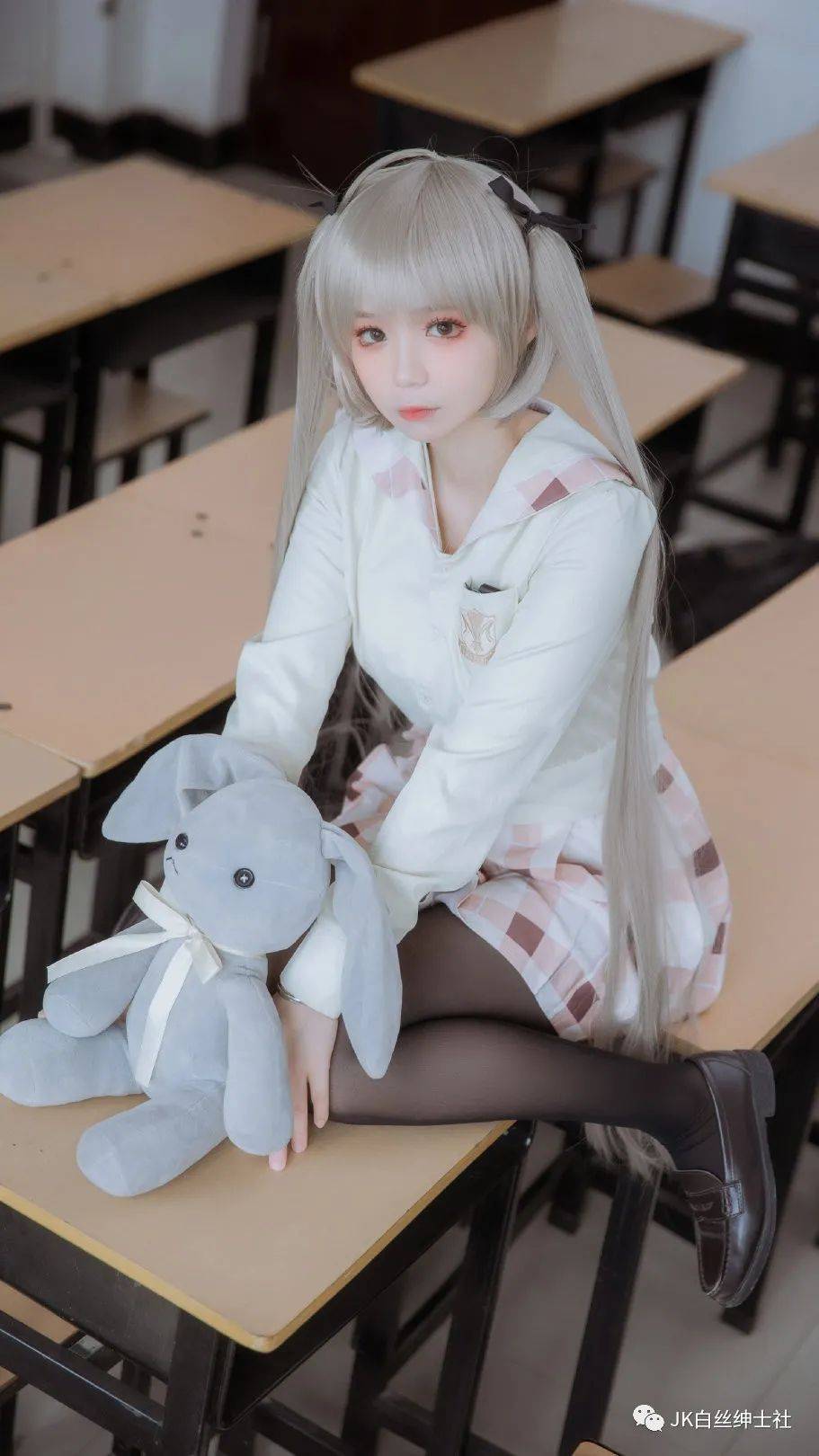 cos:乖巧穹妹cos正片@半度度度喵,放学一起回家吧