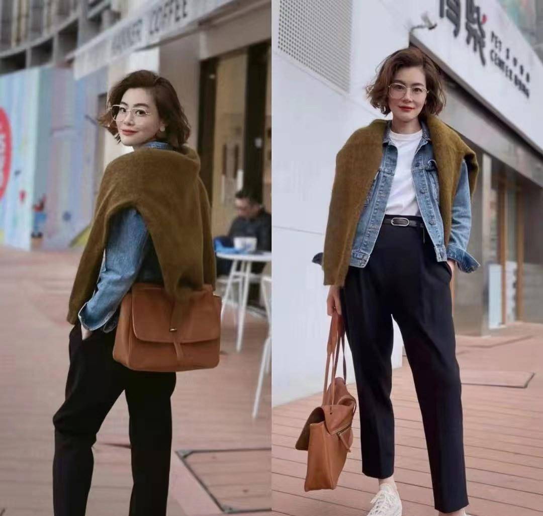 连体|真正见过世面的女人，从不穿花哨衣服，普通人照着也能穿出高级感