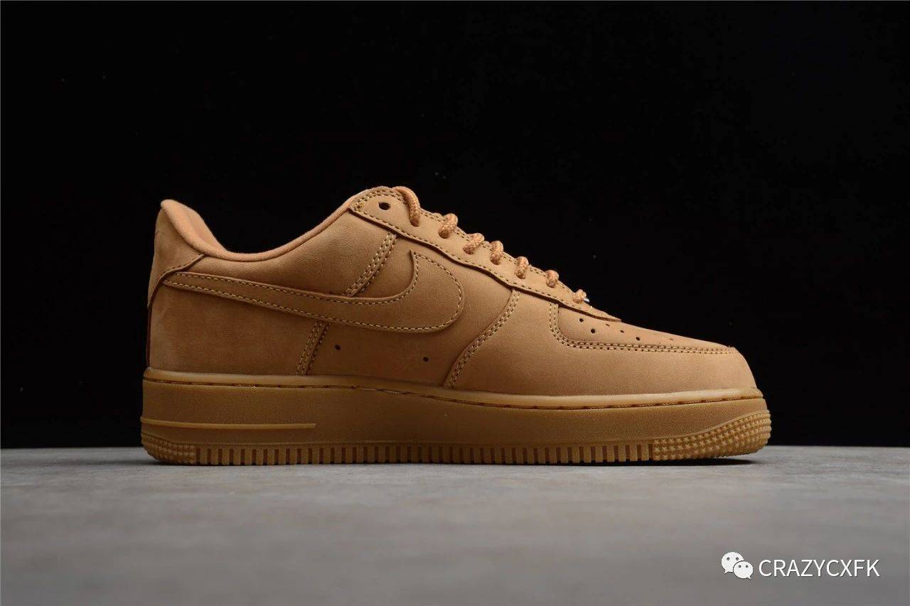 Supreme|耐克 Nike Flax AF1 空军一号 Supreme x Air Force 1 Low 联名小麦低帮板鞋