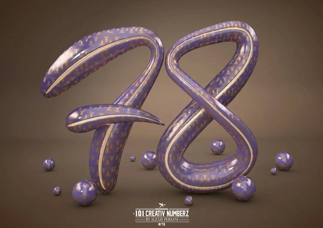 c4d字体设计的效果展示