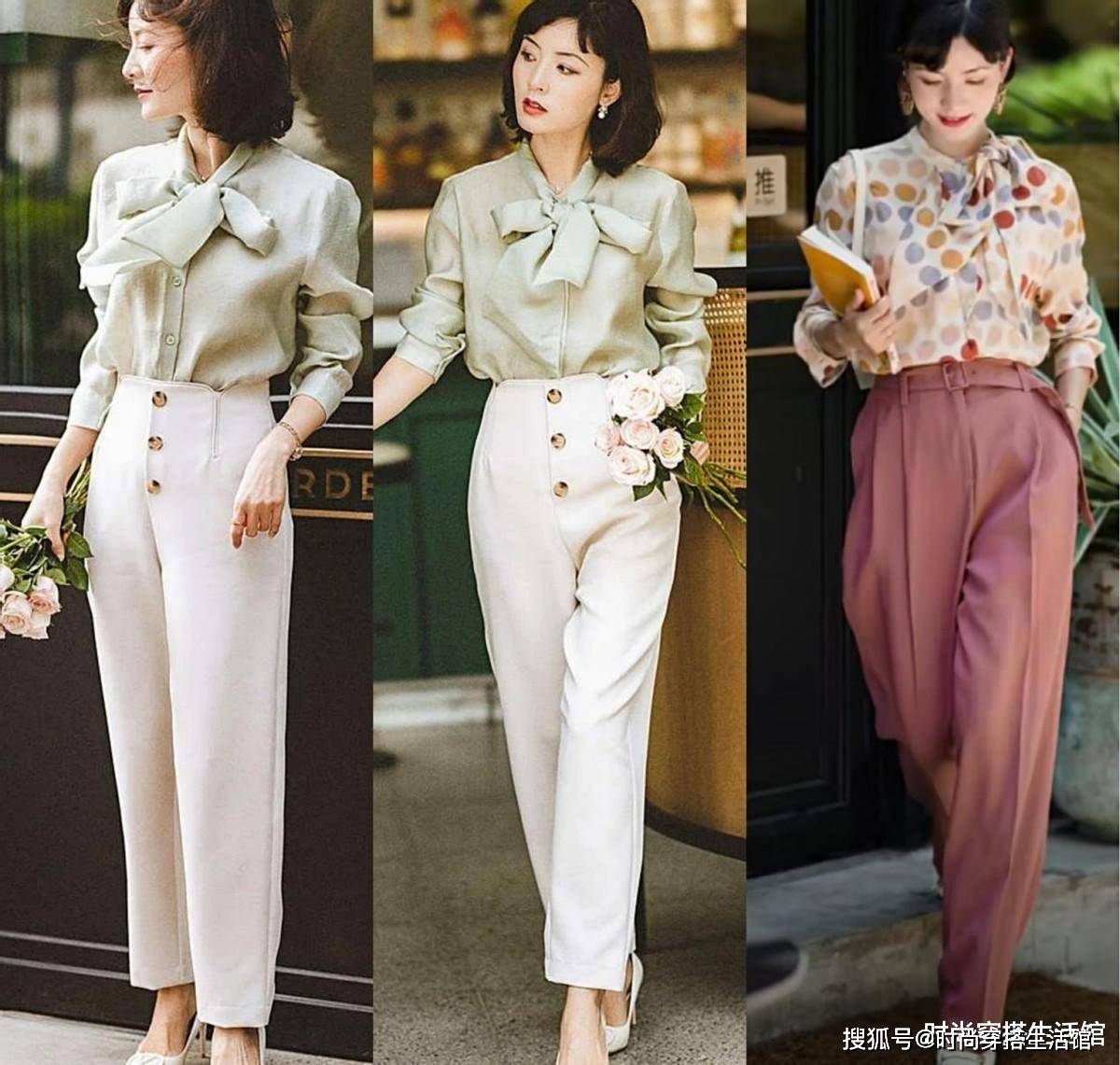 牛仔|满满都是高级感！中年女人学会这几组搭配，遇见更美的自己
