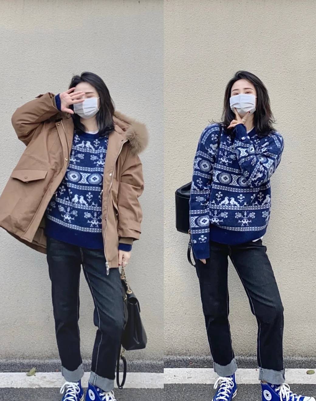 派克|小个子不知道这3种羽绒服穿法，就算过腰不过膝，也难凹出时髦感