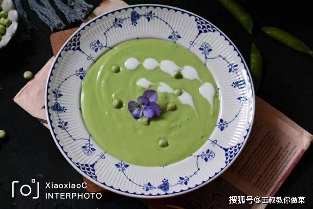 加入适量|把春天吃到肚子里豌豆加点牛奶做碗汤，老公放下勺子直接端起碗喝
