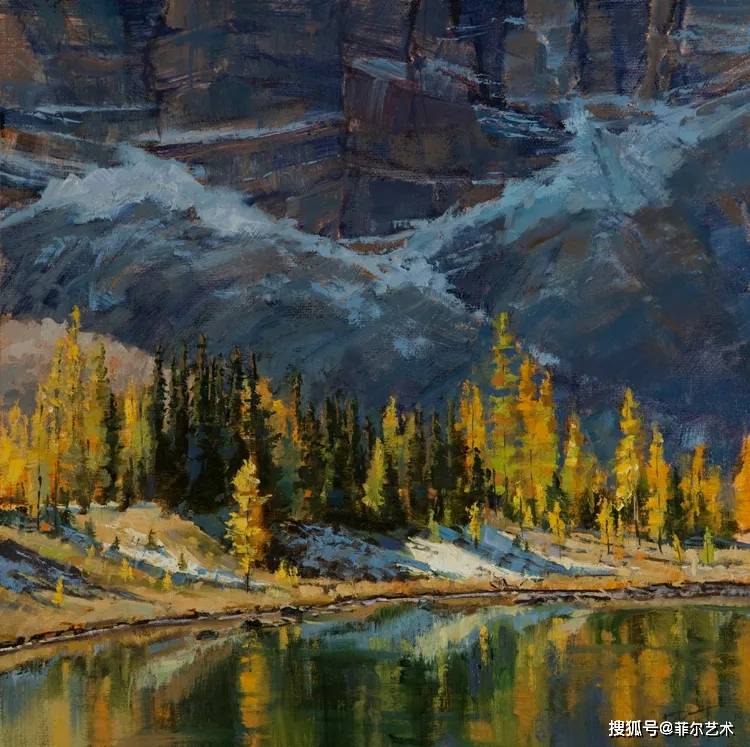 美国女画家达西皮特的风景油画一个字美两个字绝美